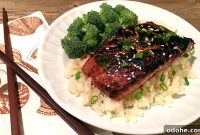 Asian-Style Grilled Salmon Recipe with Sticky Soy Glaze
