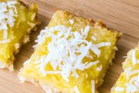 Coconut Lemon Bars Recipe: Zesty Citrus Square Dessert