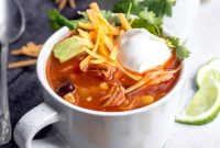 Authentic Mexican Tortilla Soup Recipe with Crispy Tortilla Strips