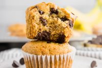 Gluten-Free Vegan Banana Chocolate Chip Muffins Recipe