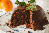 Vegan Chocolate Orange Christmas Pudding Recipe