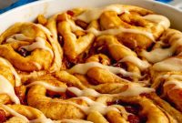 Apple Cider Cinnamon Rolls with Maple Glaze Recipe