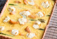 Spring Asparagus & Goat Cheese Quiche Recipe