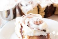 Eggnog Cinnamon Rolls with Bob’s Red Mill Giveaway