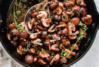Garlic Butter Mushrooms Skillet Recipe for Weeknight Dinner
