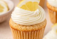 Gluten-Free Lemon Cupcakes with Zesty Cream Cheese Frosting