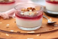Vegan Coconut Panna Cotta with Fresh Strawberries