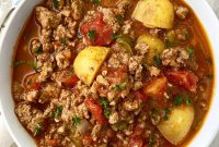 Slow Cooker Hamburger Stew Recipe — Hearty One-Pot Comfort Meal