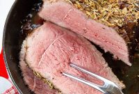 Herb and Garlic Butter Bottom Round Roast Recipe