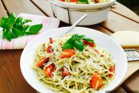 Roast Tomato, Chicken & Homemade Pesto Pasta Recipe
