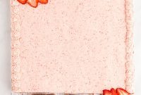 Moist Strawberry Sheet Cake Recipe for Parties and Potlucks