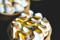 Milk Chocolate and Passion Fruit Ganache Tarts