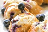 Blueberry Lemon Crescent Ring Recipe: Flaky Fruit-Filled Pastry