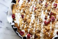 Peach & Raspberry Crumb Cake Recipe for Summer Baking