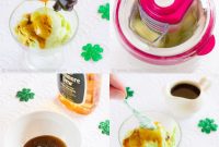 Green Lemon Cheesecake Ice Cream with Whiskey Syrup (5 & 2 Ingredients)