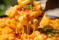 Spicy Pimento Mac and Cheese with Crispy Panko Topping