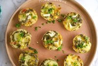 Brie and Caramelized Onion Mini Crustless Quiches: Savory Bites for Brunch