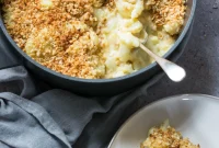 Creamy Vegan Cauliflower Cheese Bake — Plant-Based Comfort Dish