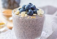 Creamy Blueberry Chia Pudding Recipe for Breakfast or Snack