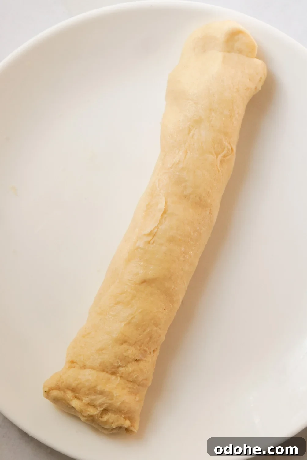 rolled up crescent dough