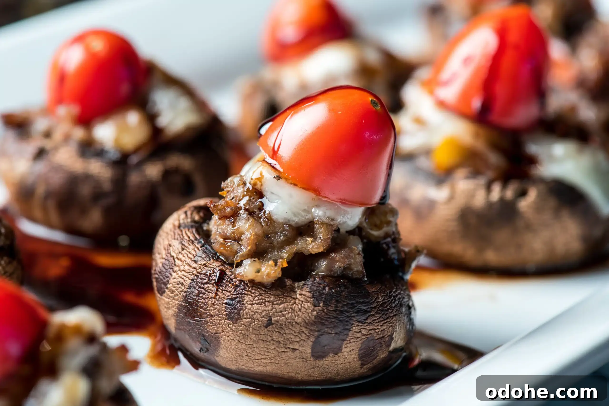 Low-Carb Cosmopolitan Cocktail Recipe: Low-Sugar Vodka Cosmo 15 Sausage Stuffed Baby Portobello with Manchego