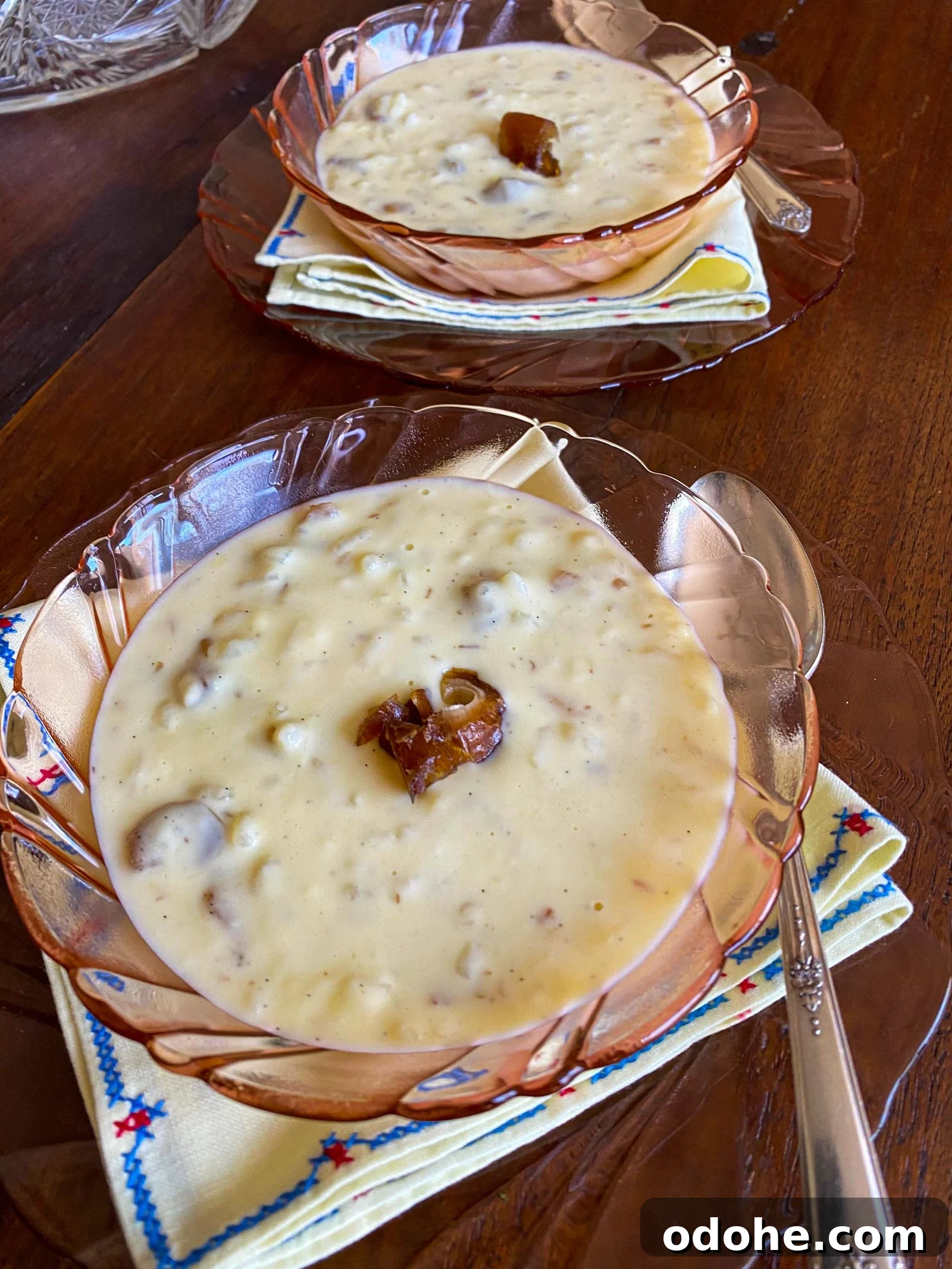 Creamy Rice Pudding with Caramelized Dates 2 rice pudding with dates