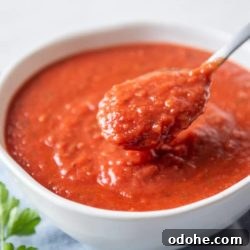 Low Carb Keto Tomato Sauce Recipe that's Homemade | EatBetterRecipes.com