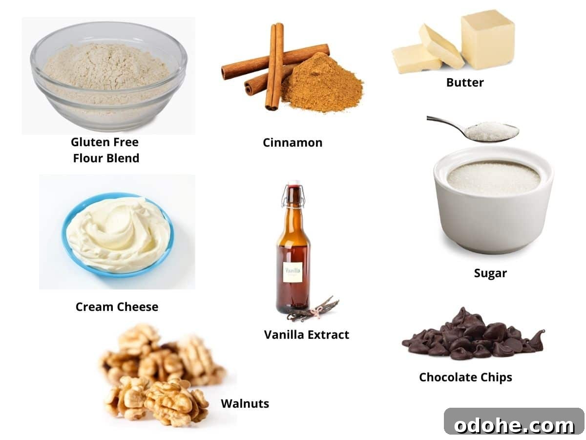 Homemade Gluten-Free Rugelach Recipe: Flaky, Dairy-Free Pastries 3 Photos of the rugelach ingredients.