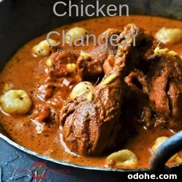 Chicken Changezi served in an iron wok