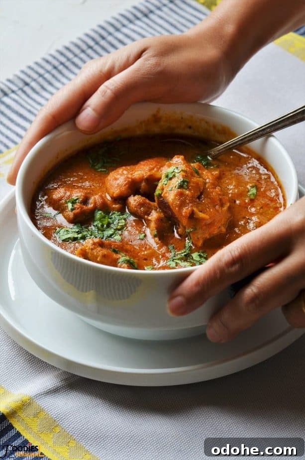 Instant Pot Boneless chicken gravy recipe in bowl on white plate