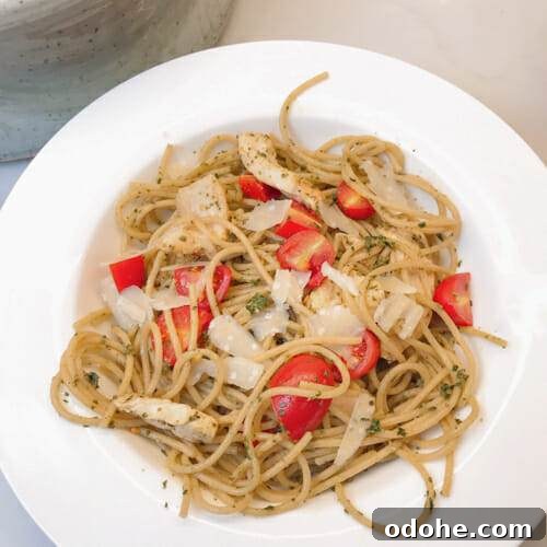 30-Minute Homemade Pesto Pasta with Fresh Basil and Parmesan 2 pesto pasta with chicken