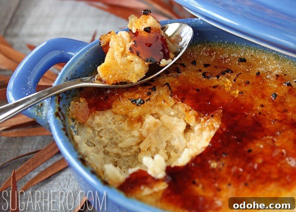 Rice Pudding Brûlée | SugarHero.com