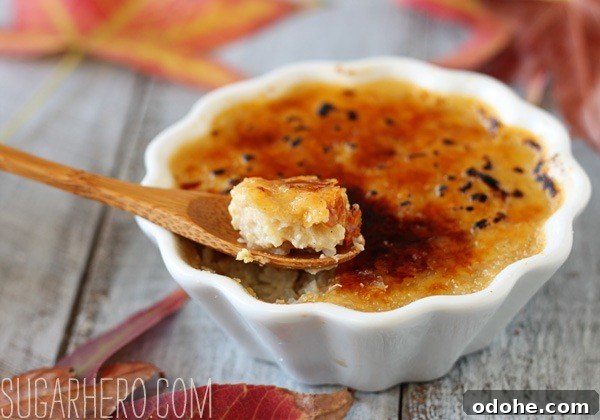 Rice Pudding Brûlée | SugarHero.com