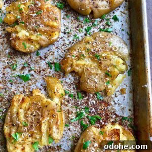 Crispy Parmesan and Herb Roasted Potatoes 3 Parmesan Herbed Potatoes Recipe