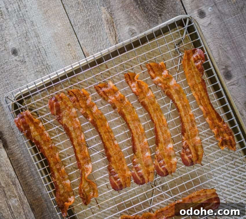 how to oven bake bacon