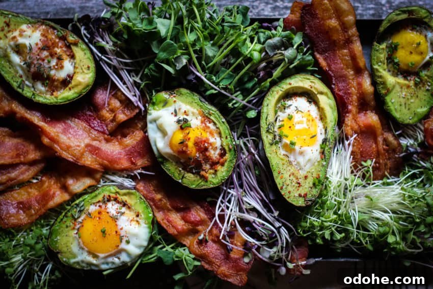 Avocado Baked Eggs Brunch Board