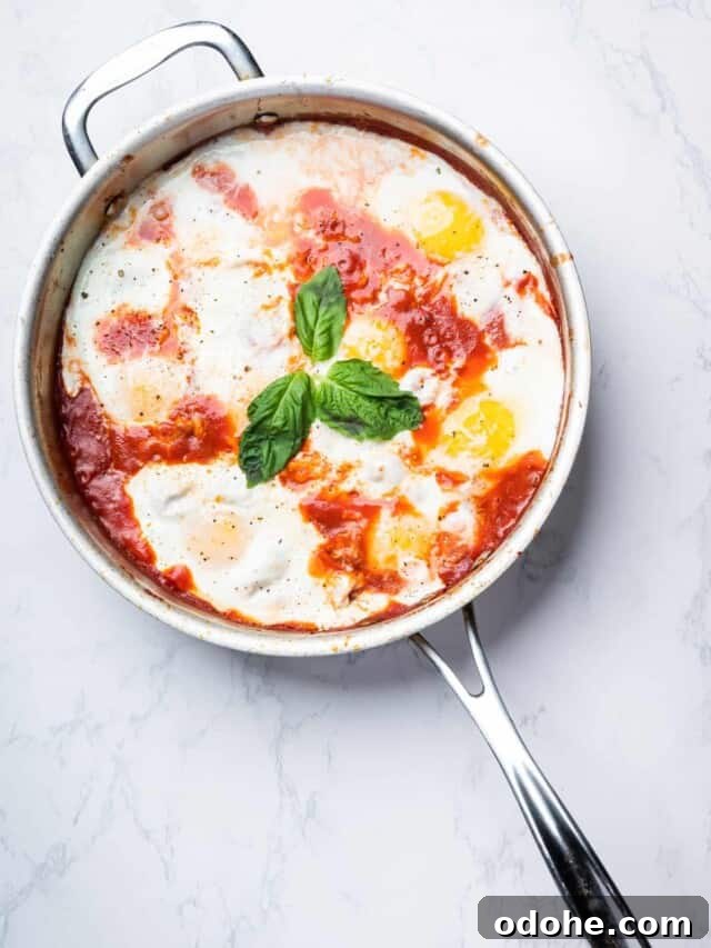 A pan of eggs in purgatory