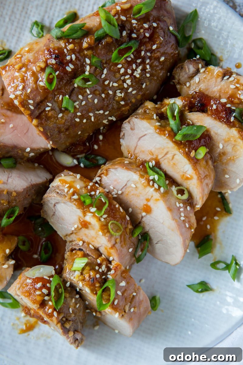 Ginger Glazed Pork Tenderloin ginger glazed pork tenderloin