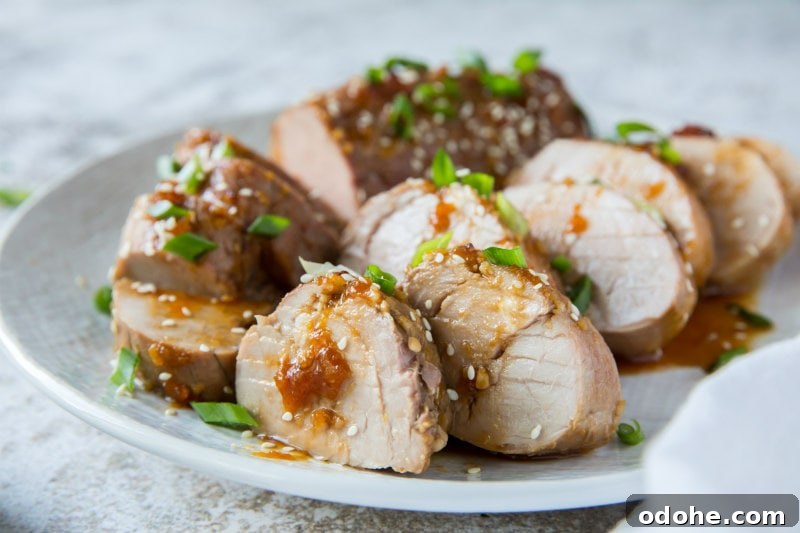 Ginger Glazed Pork Tenderloin ginger glazed pork tenderloin