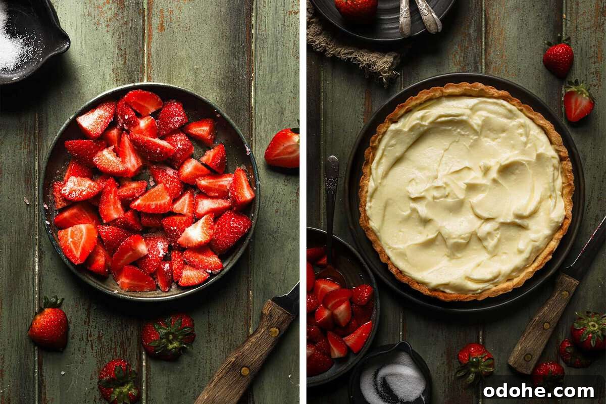 Tarte aux Fraises: Classic French Strawberry Tart Recipe 7 strawberries for strawberry tart.