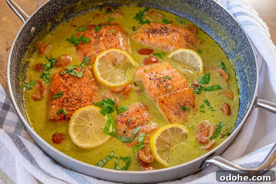 pesto salmon |onlyglutenfreerecipes
