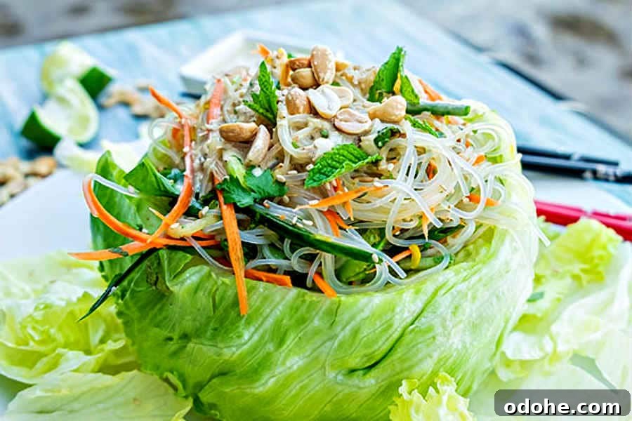 Vietnamese noodle salad, gluten free
