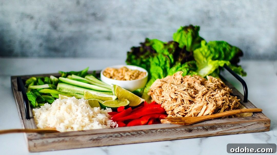 Instant Pot Ginger Chicken Lettuce Wraps Recipe 4 img 14518 3