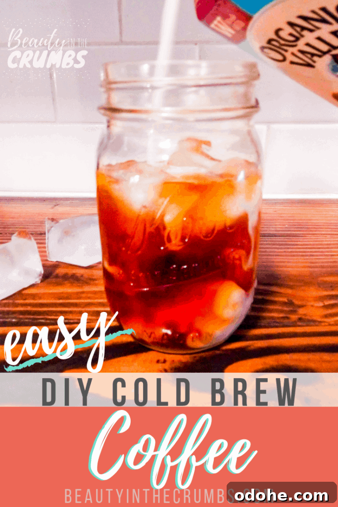 How to Make Smooth Cold Brew Coffee at Home in 8 Hours 2 The best recipe for how to make your own DIY cold brew coffee concentrate