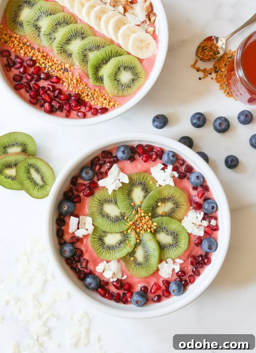 Strawberry-Mango-Kombucha-Smoothie-Bowl