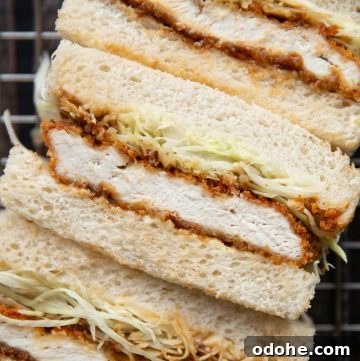 overhead shot of finger sandwiches showing filling