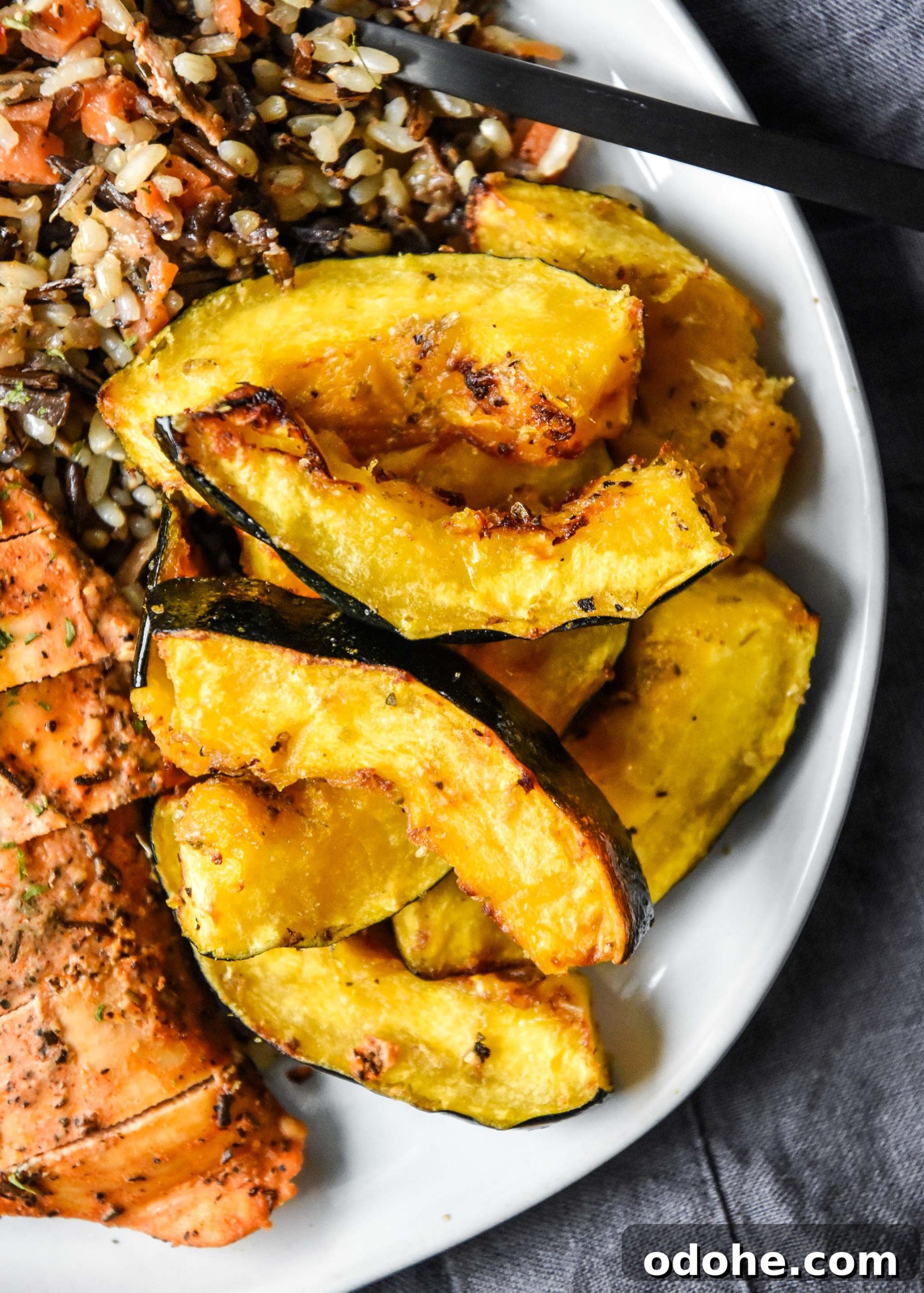 Air Fryer Acorn Squash (Two Ways!)
