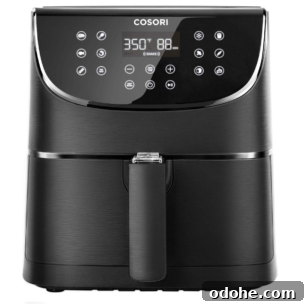 black cosori air fryer.