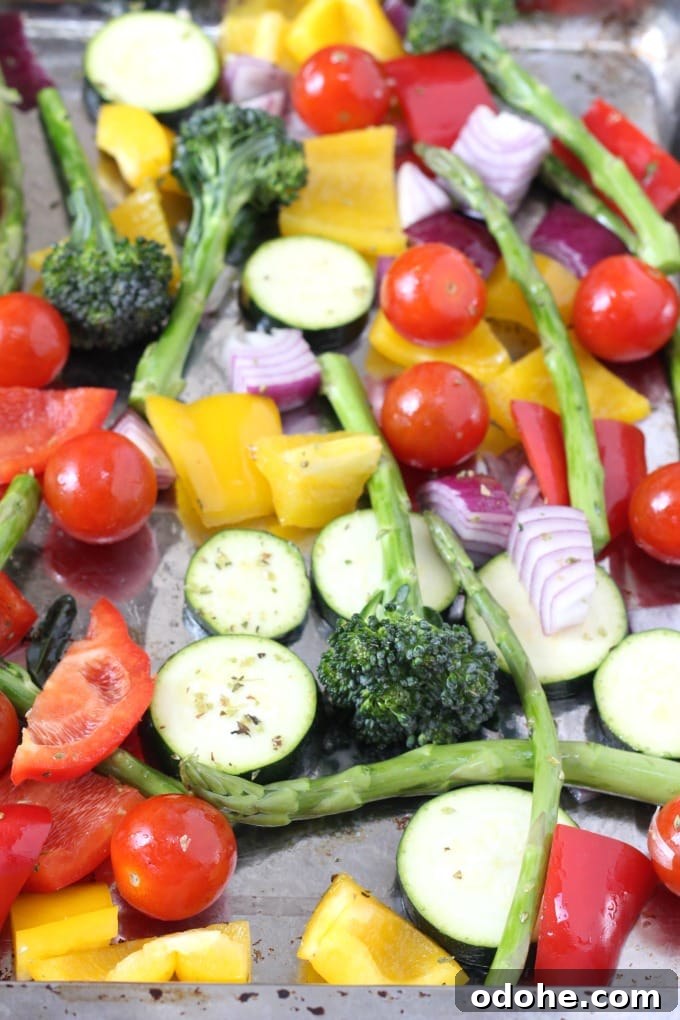 Roasted veggies