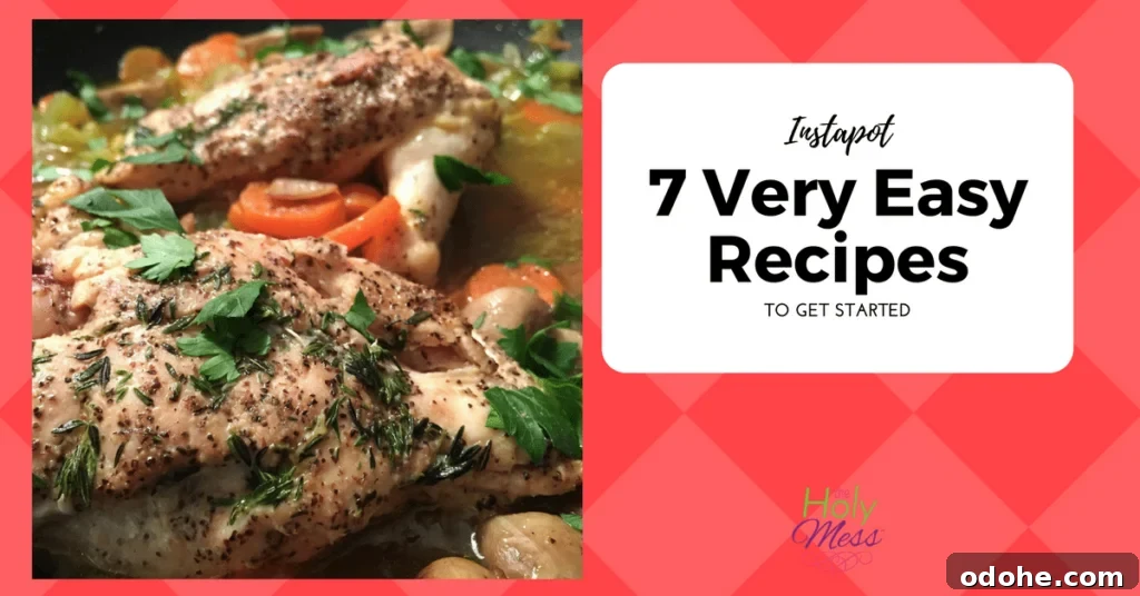 Instant Pot: 7 Simple Recipes to Start Cooking Today 2 Instapot: 7 Very Easy Recipes to Get Started|The Holy Mess